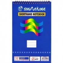 Sinarline Spiral Pad, Top Spiral, A4, 56gsm, 70 Sheets, Line Ruled