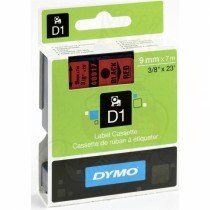 Dymo 40917, D1 Tape,9mm x 7m, Black on Red