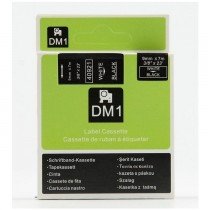 Dymo 40921, D1 Tape, 9mm x 7m, White On Black