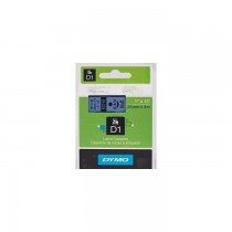 Dymo 53716, D1 Tape, 24mm x 7m, Black on Blue