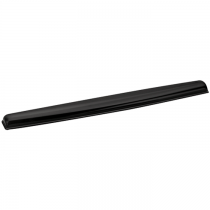 FELLOWES CRYSTAL GEL KEYBOARD REST, BLACK (FEL9112201)