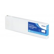 Epson ColorWorks C7500 Ribbon Cyan Ink Cartridge Glossy SJIC30P - C33S020640