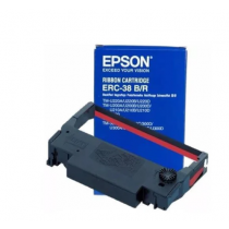 Epson ERC38, Red and Black Ribbon Cartridge