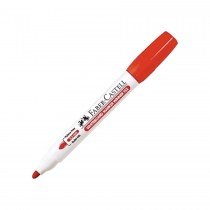 Faber Castell Whiteboard Marker  Bullet Tip  Red