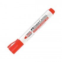 Faber Castell Whiteboard Marker Bullet Tip  Refillable  Red