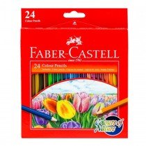 Faber Castell FCI114426 Nature Colour Pencil, Assorted (Pack of 24)