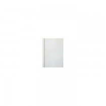 Fellowes Thermal Binding Cover A4, 6mm, 100/box, Clear Front Cover, Back and Spine White