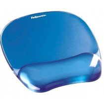 Fellowes CRYSTALS MOUSE  PAD WRIST SUPPORT - Blue