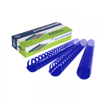 FIS 38mm Comb Binding Rings 50/Box, Blue