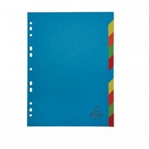 FIS Divider Manila Colored A4 10 Tabs