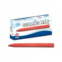 FIS Sealing Wax 10 Sticks, Red