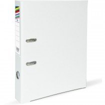 FIS Box File A4 8cm Broad White