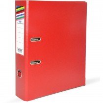 FIS Box File A4 8cm Broad Red