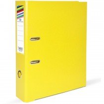 FIS Box File A4 8cm Broad Yellow 