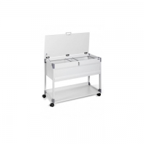 Durable Suspension File Trolley 100 Top, Grey