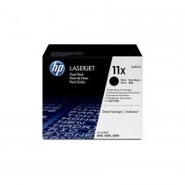 HP 11X Black Dual Pack LaserJet Toner Cartridges (Q6511XD)