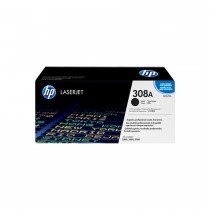 HP 308A Black Original LaserJet Toner Cartridge (Q2670A)