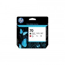 HP 70 Matte Black & Red Printhead Cartridge (C9409A)