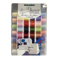 Madeira No. 120 8062 Quilt BoxSoftbox Aerofil Sewing Thread, Multicolour