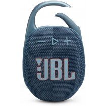 JBL Clip 5 Ultra-portable waterproof speaker with AURACAST, Powerful Audio, Dustproof, Wireless Bluetooth Streaming, 12 Hours of Playtime, Blue