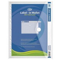 Label in Wallet A4 Size, White FSPG1310CL
