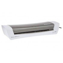 Leitz iLAM A4 Home Office Laminator – 80–125 Micron Pouches, 3-Minute Warm-Up, 60-Second Lamination, Auto Shut-Off, Grey