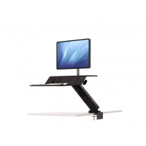 Fellowes Lotus™ RT Sit-Stand Workstation – Single Black (FEL 8081501)
