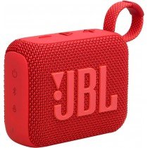 JBL Go4 Ultra-portable waterproof speaker with AURACAST, Powerful Audio, Dustproof, Wireless Bluetooth Streaming, 7 Hours of Playtime, Red