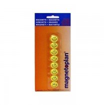 Magnetoplan Magnetic Smileys, 20mm, 8/pack