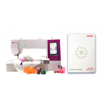 Janome MC450E Embroidery Machine + Junior Artistic Digitizer Embroidery Software Free