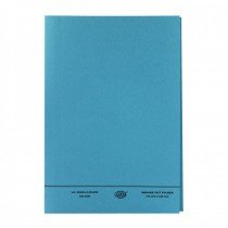FIS Square Cut Folder FS With Fastener, Blue