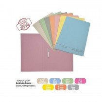 FIS Square Cut Folder FS with Fastener 10/pack Green