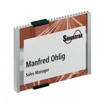 Durable INFO SIGN A6 Landscape  149 x 105  5 mm  Silver