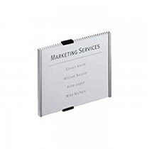 Durable INFO SIGN A5 Landscape  210 x 148  5 mm  Silver