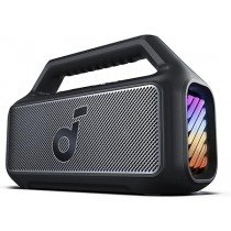 Anker Soundcore Boom 2 Outdoor Speaker, 24H Playtime,Waterproof, Floatable, RGB Lights, USB-C, Custom EQ, Bluetooth 5.3, Black