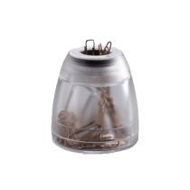 Durable Paper Clip Dispenser TREND, Transparent