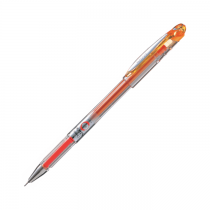 Pentel BG207 Slicci Gel Ink Pen  Orange  (Pack of 12)