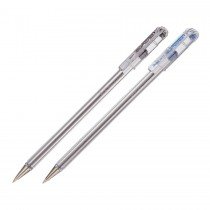 Pentel BK77 Superb Ball Point Pen  0.7mm  Blue & Black (Pack of 2)