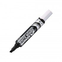 Pentel MWL6 Maxiflo Chisel Tip White Board Marker  Black (Pack of 2)