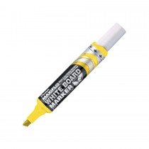 Pentel MWL6 Maxiflo Chisel Tip White Board Marker  Yellow (Pack of 12)