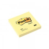 3M Post-It Notes Canary Yellow 654 3inX3in