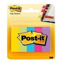 3M PostIt Page Markers Ultra Colors 6705AU 5 PadsPack 100 SheetsPad