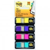 3M Postit Flags Small Size 4 Bright Colors 6834AB 047inx17in