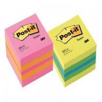 3M Postit 2051P Mini Cube PinkOrange Color 51mmx51mm