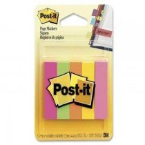 3M Postit Page Markers Assorted Colors 6705AF 5padspack