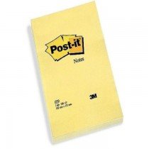 3M PostIt Notes Canary Yellow 659 4inX6in