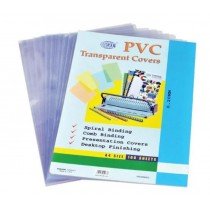 PVC Binding Cover A4 100 Pcs/Pack Clear