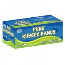 FIS FSRB100/16N Pure Rubber Band - Size 16, 100grams