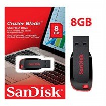 Sandisk Cruzer Blade Flash Drive, 8GB