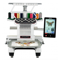 Brother PR1050X Commercial Embroidery Machine with cap frame 